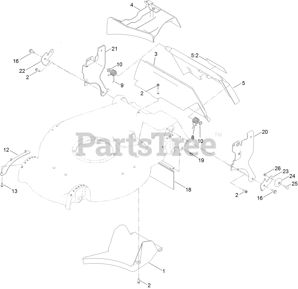 Toro 21387 Toro Super Recycler Walk Behind Mower SN 409113684