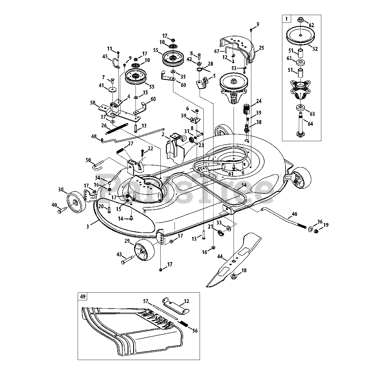 Cub Cadet LTX 1046 M (13WP91AT009) - Cub Cadet 46