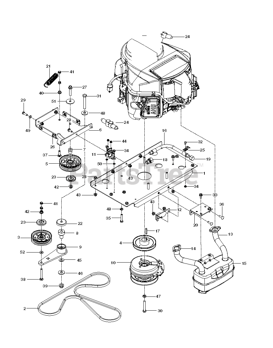 Husqvarna Zero Turn Mower Parts Schematic