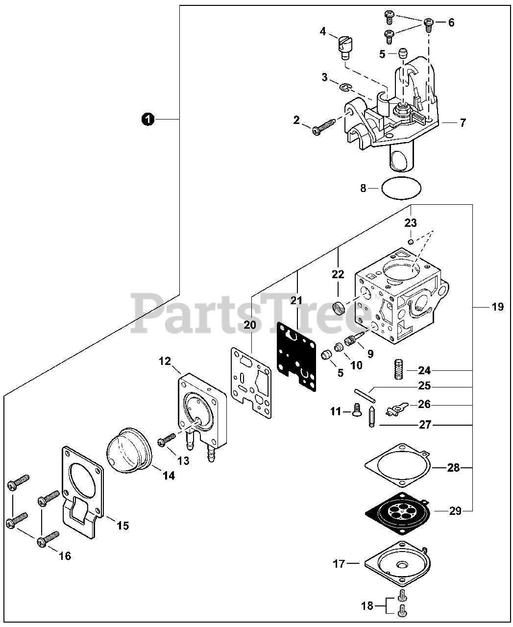 Echo PB265 LN Echo Backpack Blower (SN P35513001001 P35513999999