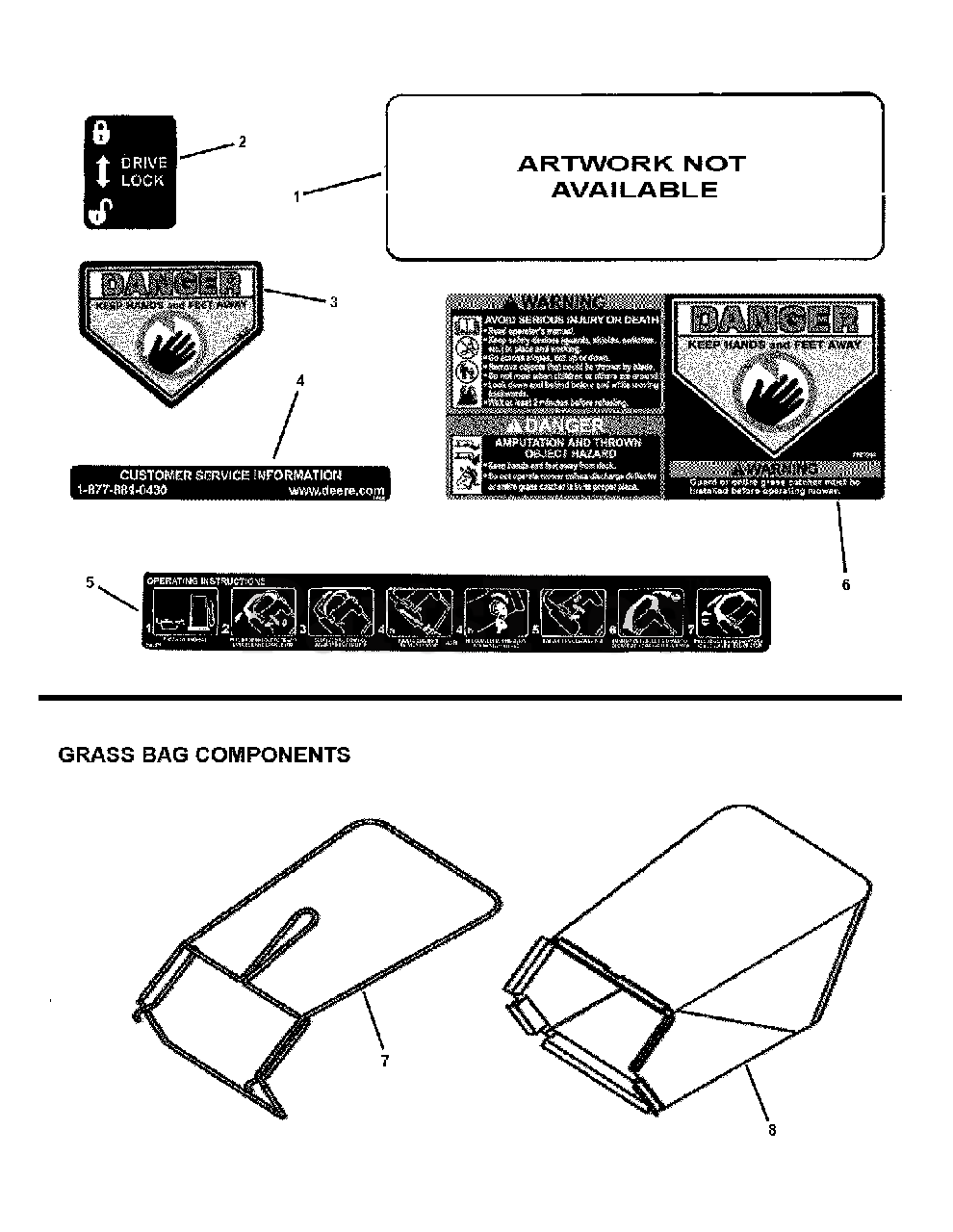 John Deere JS26 (7800574) John Deere 22" WalkBehind Mower (2010