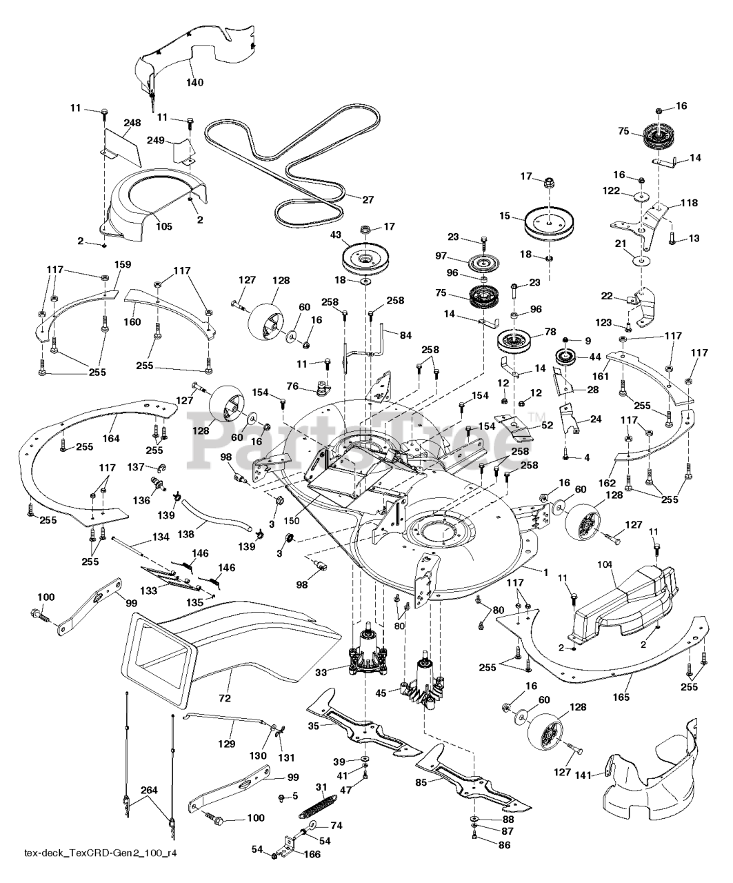 CINGHIA (PIATTO 107'') 592869301 ORIGINALE HUSQVARNA Trattorino Tagliaerba - Foto 4