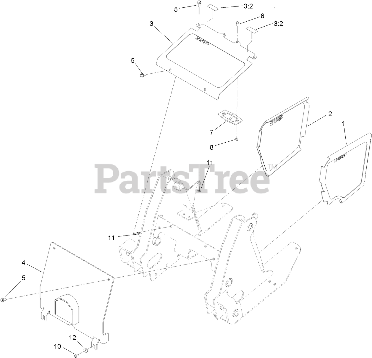 Toro 22327 G Tx 1000 Toro Dingo Compact Utility Loader Sn