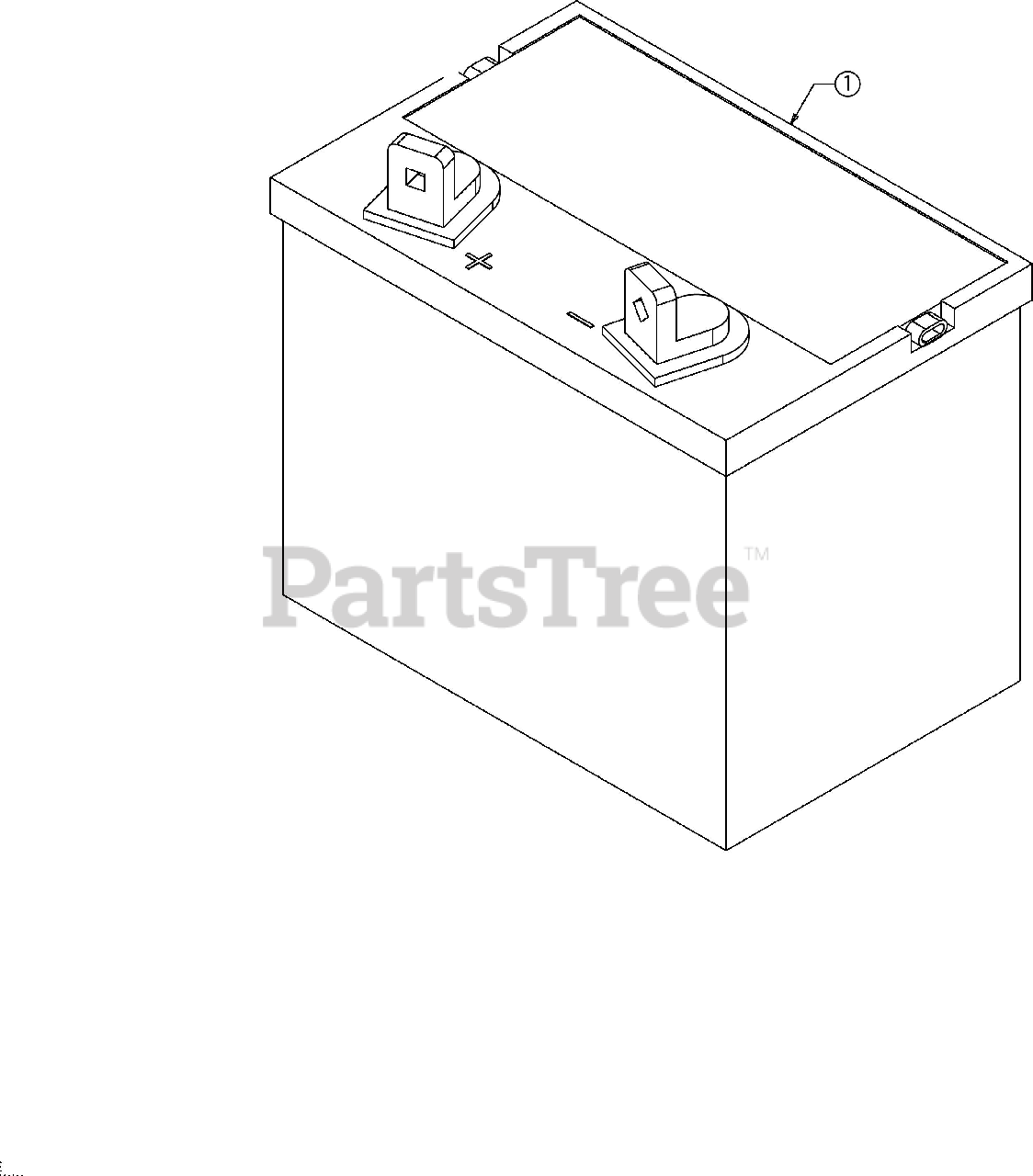 Craftsman 247.203703 13A277XS099 Craftsman T1000 Lawn Tractor 2016 Battery Parts Lookup with Diagrams PartsTree