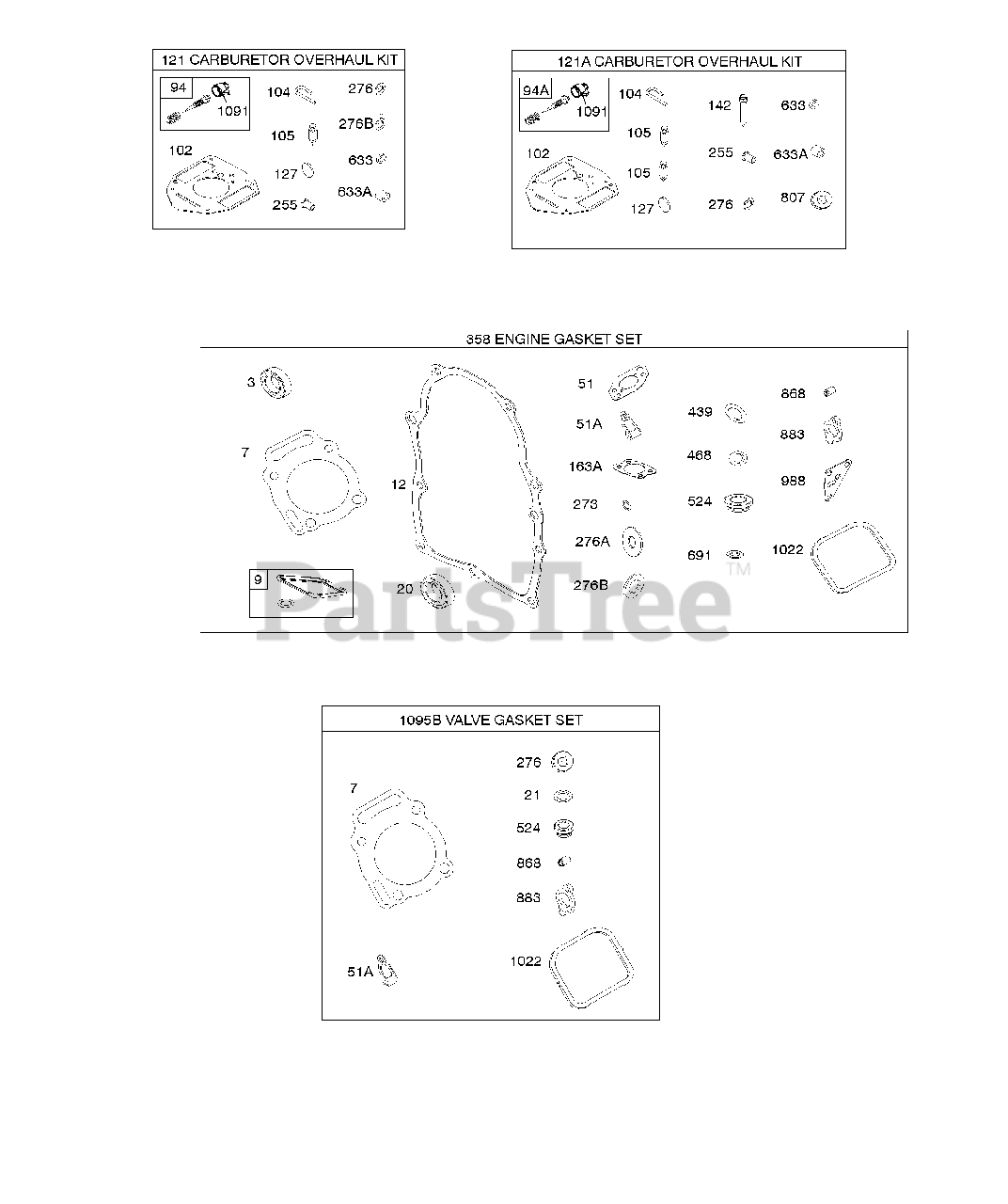 Briggs & Stratton 3564473079G1 Briggs & Stratton Horizontal Engine