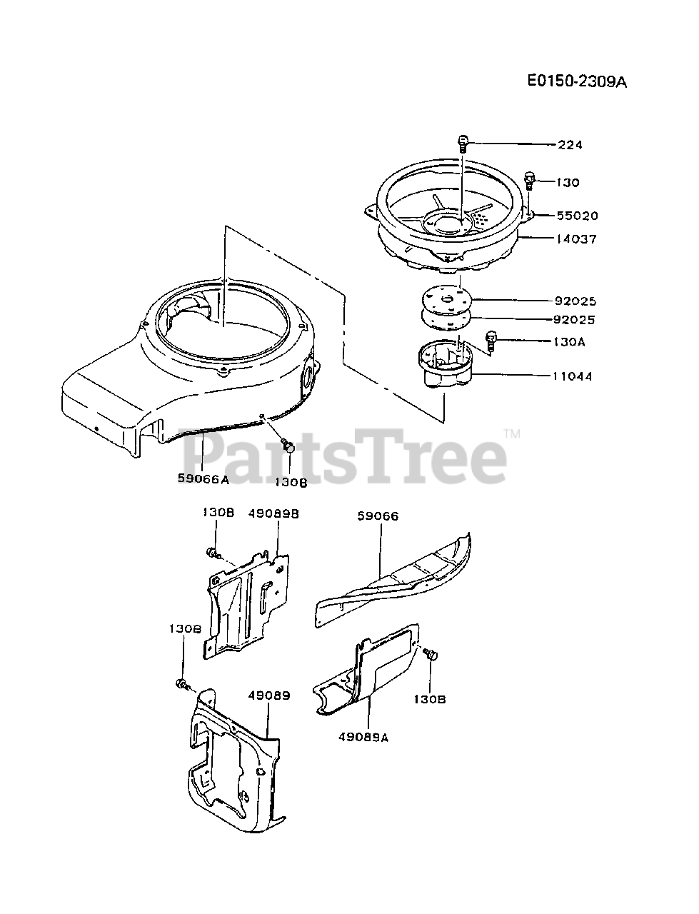 Kawasaki Fc540v As13 Kawasaki Engine Cooling Equipment Parts Lookup With Diagrams Partstree