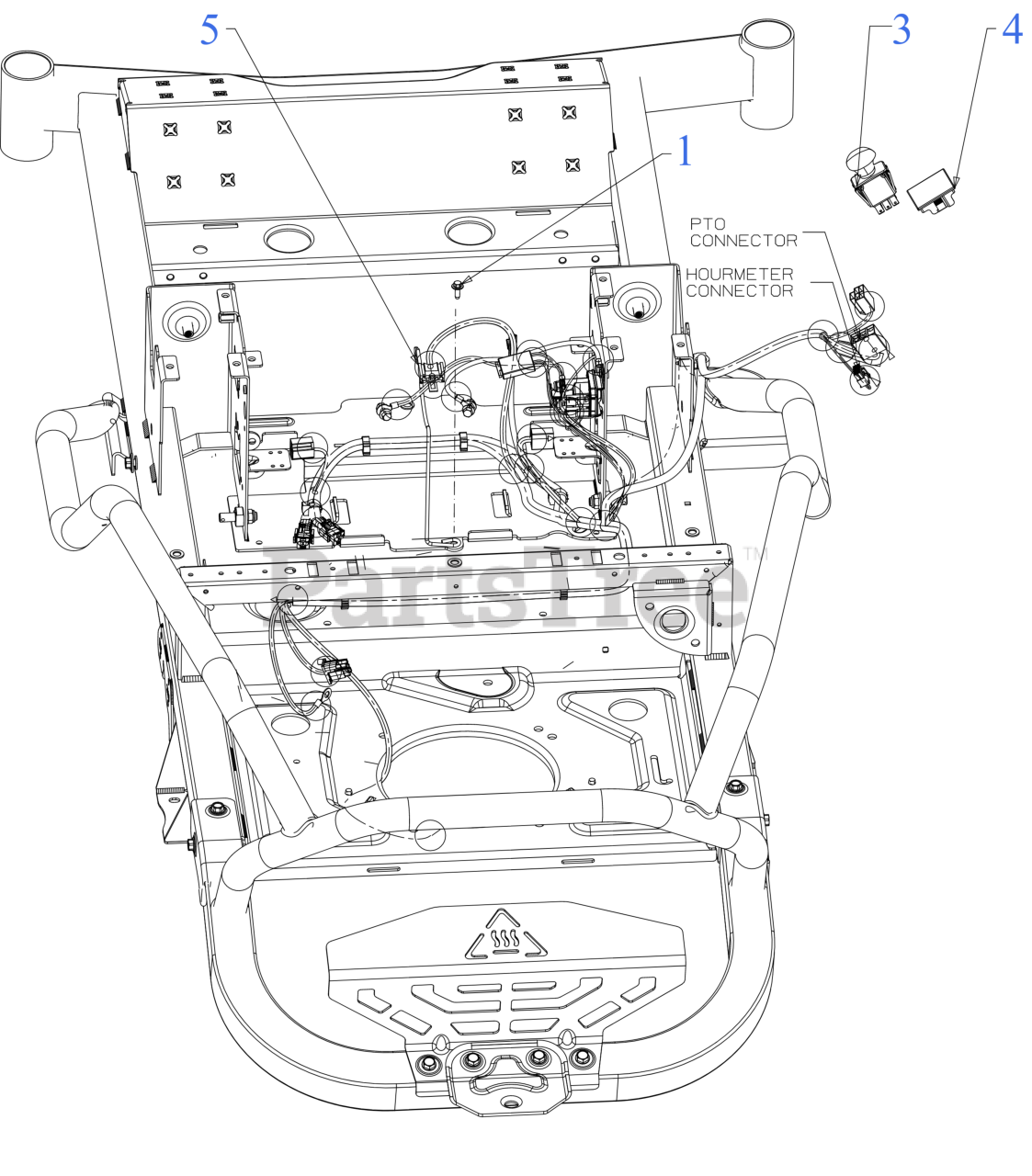 Craftsman Z 5800 CMXGNAM211704 17ARFACW093 Craftsman 54 Zero Turn Mower 2021 Hour Meter Parts Lookup with Diagrams PartsTree