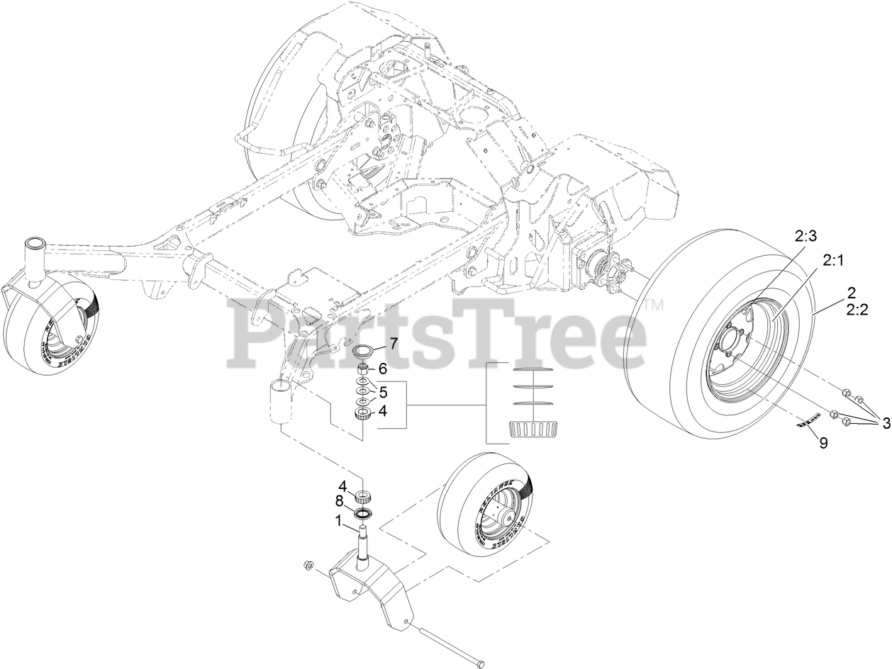 Exmark STS740EKC60400 Exmark 60" Staris SSeries StandOn Mower, Koh