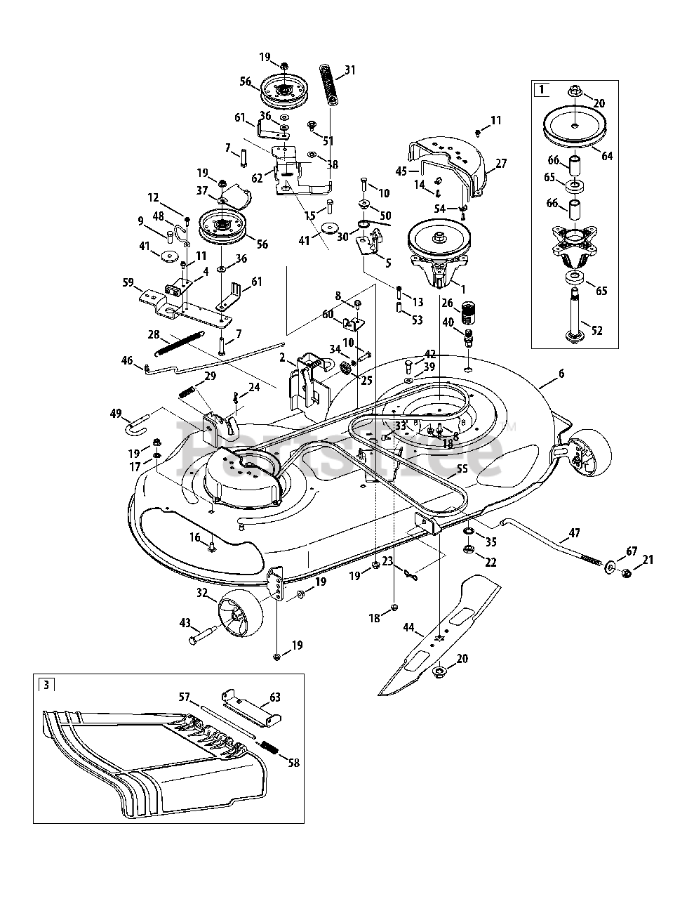 Craftsman 247.288852 (13AL78ST099) - Craftsman Lawn Tractor (2012