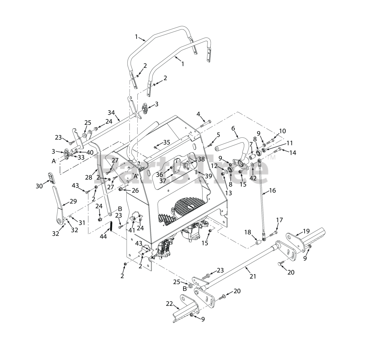Scag WS2337BVEFI Scag Windstorm Blower, 37hp Vanguard (SN T2600001