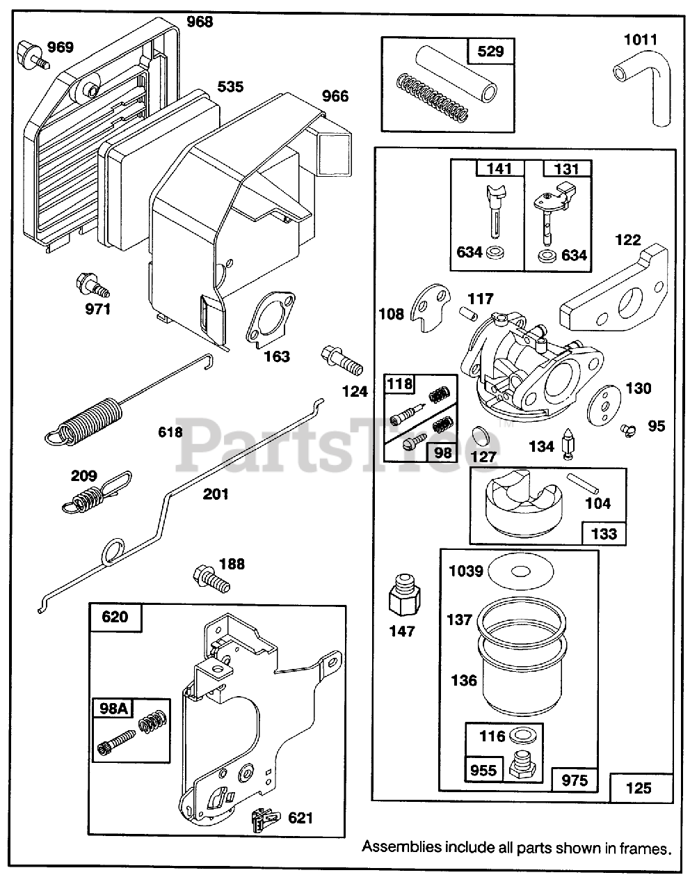 Toro 20210 top parts