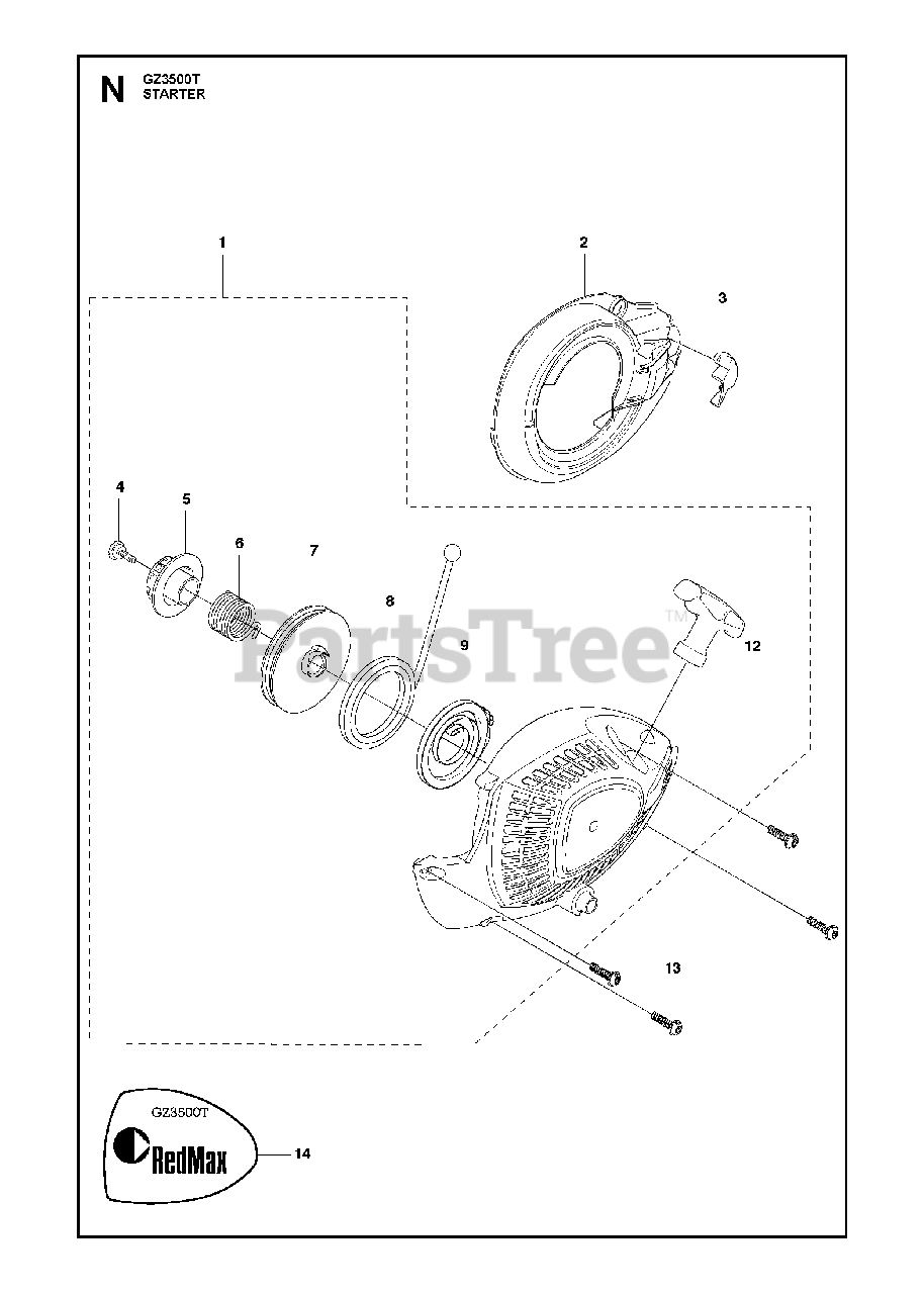 Redmax Trz230s Parts Diagram