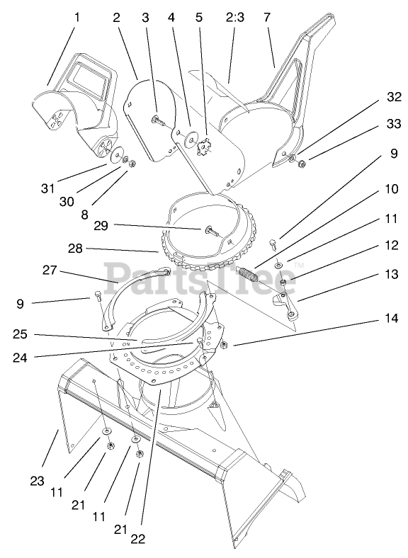 Toro 38413 (CCR 2450) - Toro Snow Thrower (SN: 200000001 - 200012344
