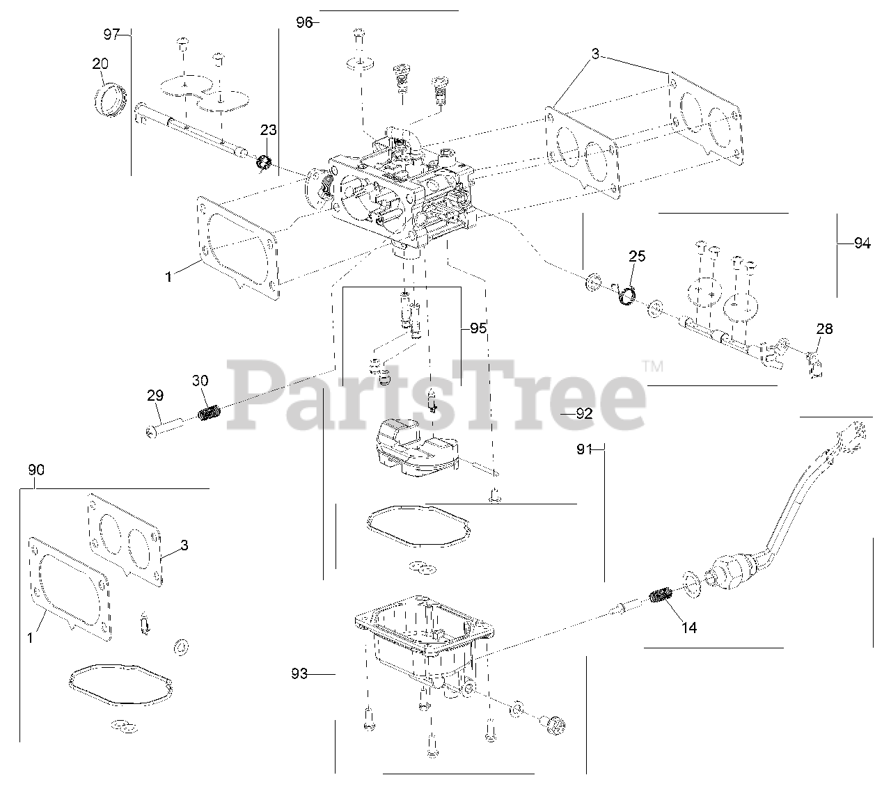 Exmark RAE708GEM60300 Exmark 60" Radius ESeries ZeroTurn Mower