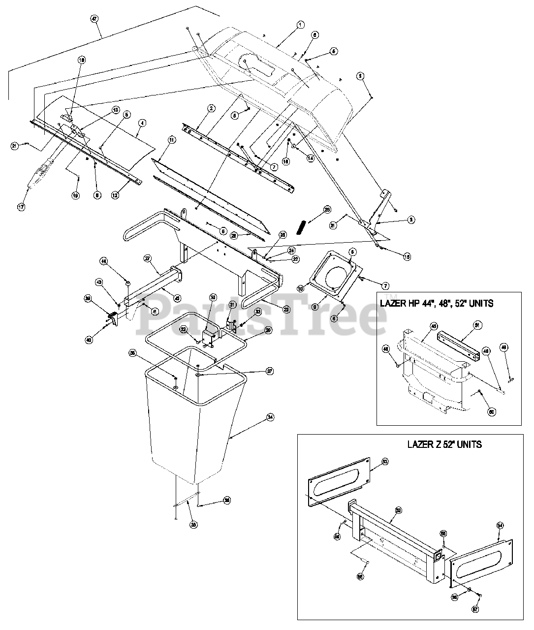 Exmark 1-806005 Cotter Pin Lazer Z Quest AS CT HP Triple Twin Ultra Vac Bagger 