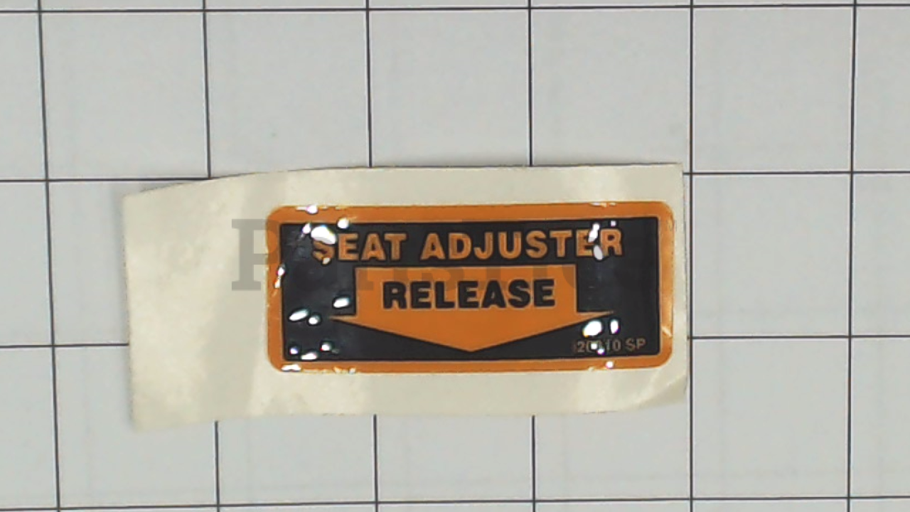 CUB 777I20310 - LABEL SEAT ADJUSTE (Slide 1 of 1)