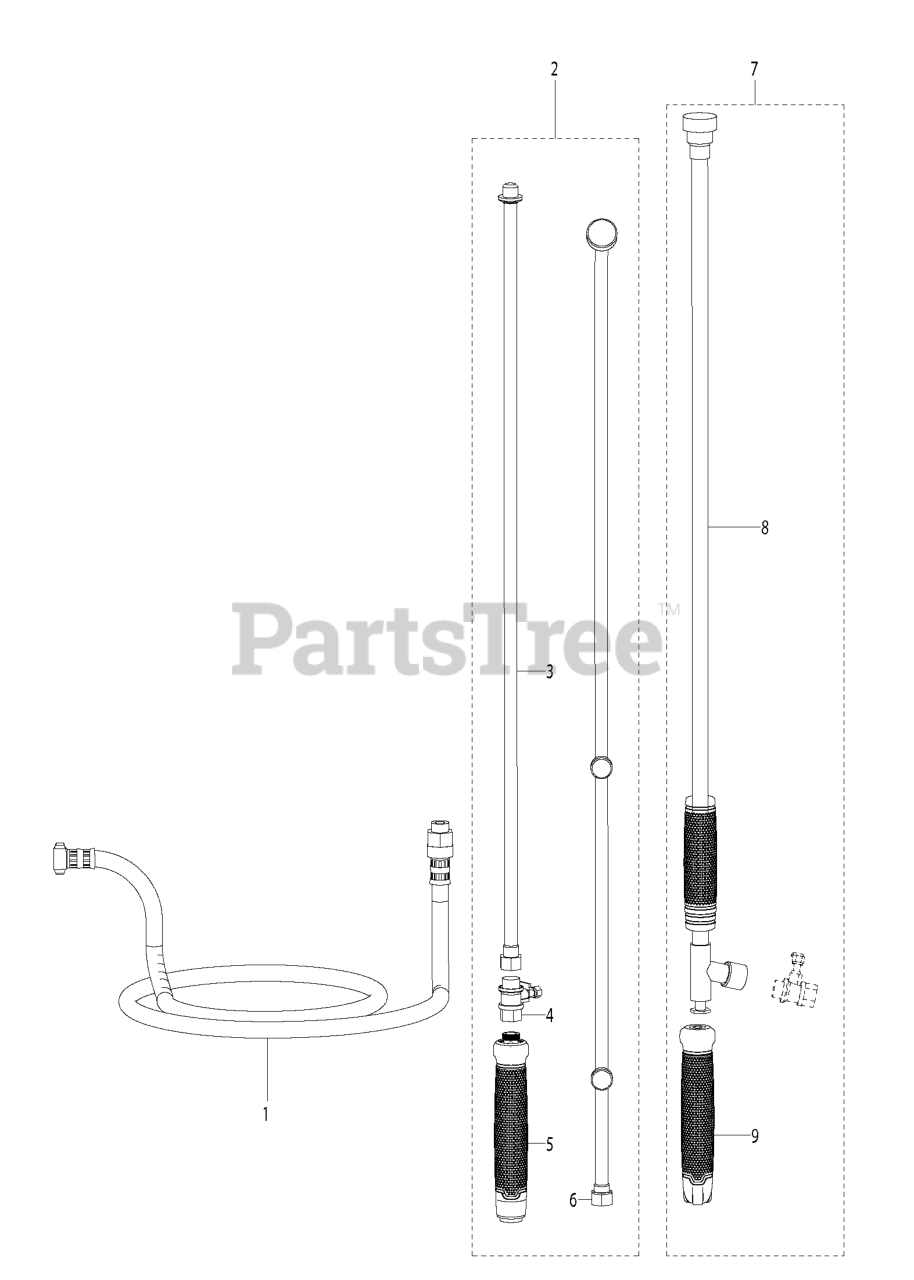 Husqvarna 321 S15 (967078502) Husqvarna Backpack Sprayer SPRAY LANCE