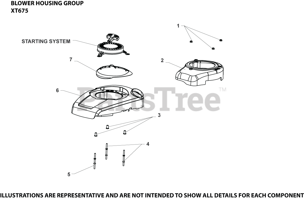 Kohler XT6752034 Kohler XT Series Engine, Made for Toro, 6.75 ftlbs