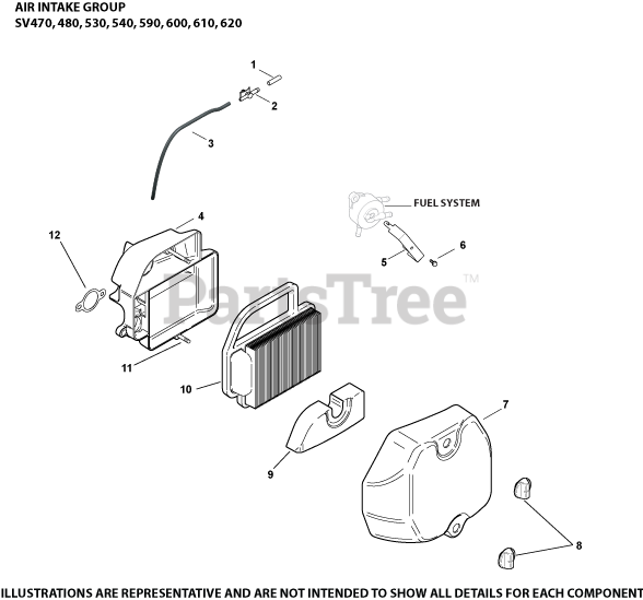 Kohler SV5903219 Kohler Courage Single Engine, Made for MTD, 19hp