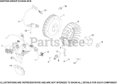 Kohler ECH440-3018 - Kohler Command PRO EFI Engine, Made for Club Car