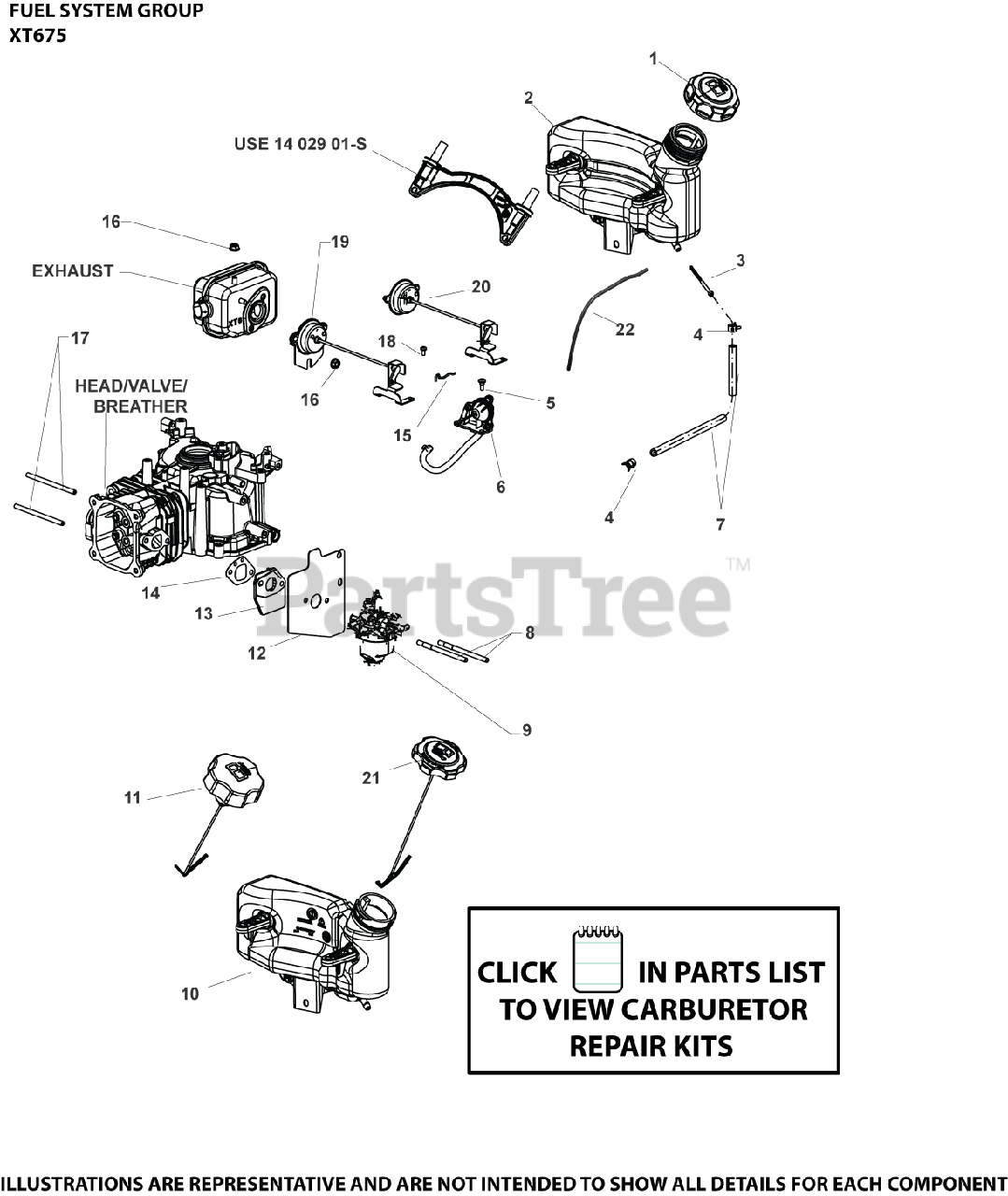 Kohler XT6752011 Kohler XT Series Engine, Made for Toro, 6.75 ftlbs