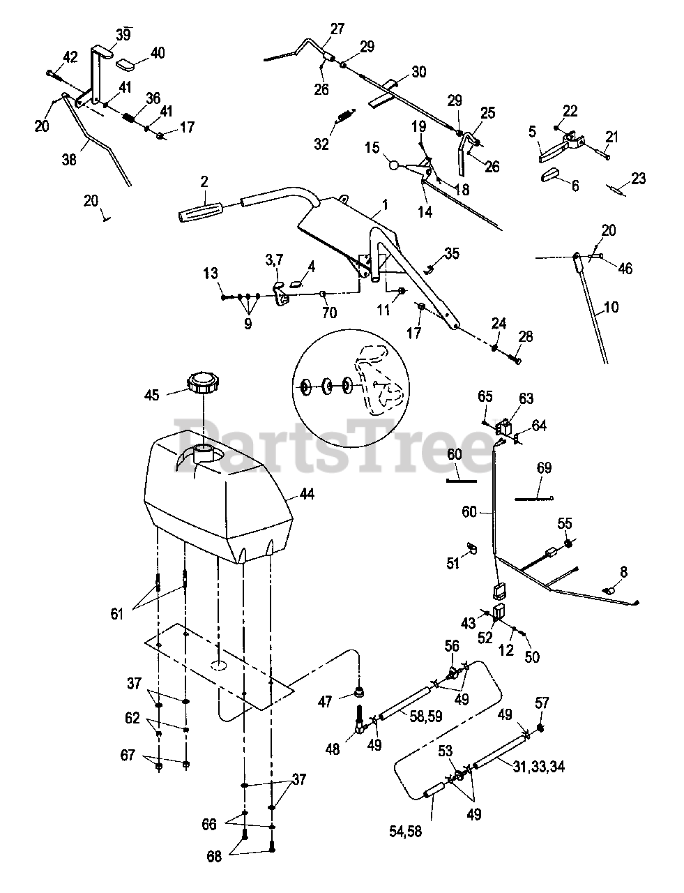 Exmark M3613KC Exmark 36" Metro WalkBehind Mower, 13hp Kohler (SN