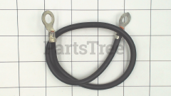 7028027YP - Negative Battery Cable, 14" Black 8 Ga 1/4" Term