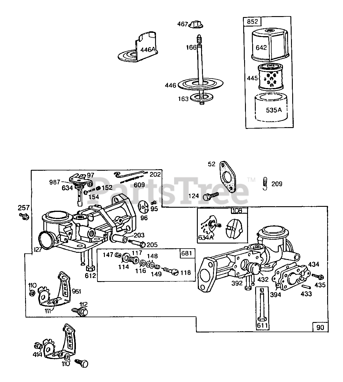 Briggs & Stratton 80202870101 Briggs & Stratton Horizontal Engine