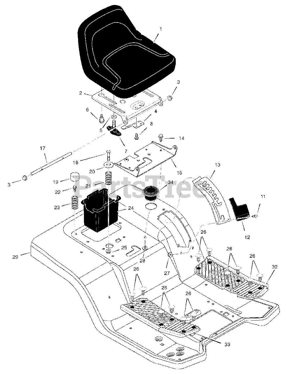 Craftsman C950604730 Craftsman 46" Lawn Tractor, Canada (2004