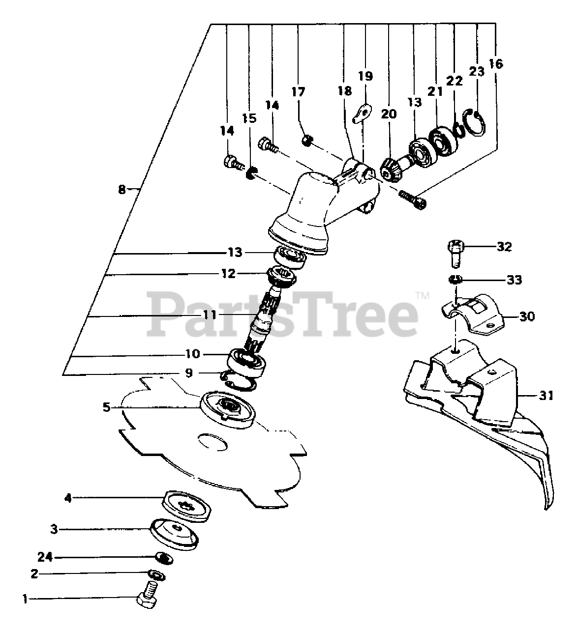 Tanaka SUM321 Tanaka Backpack Brush Cutter Gear Case Parts Lookup with Diagrams PartsTree