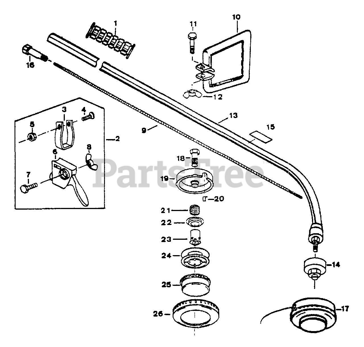 Echo GT200 Echo String Trimmer (Original Version) Driveshaft, Line
