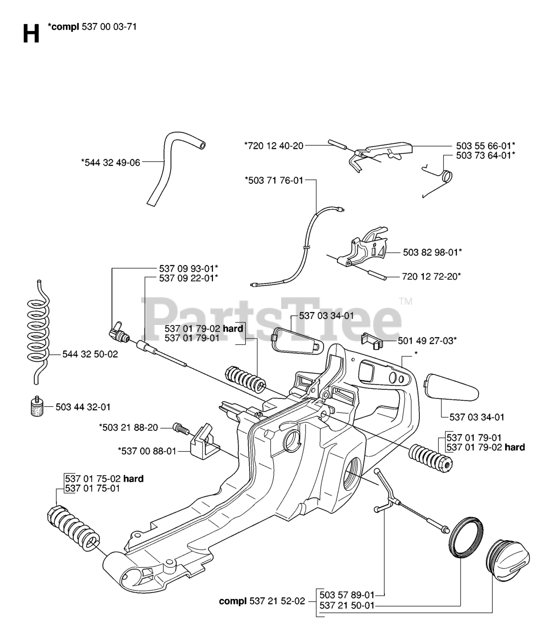 Husqvarna 390 XP/XPG/XPW Husqvarna Chainsaw (SN 20064000001 & Above