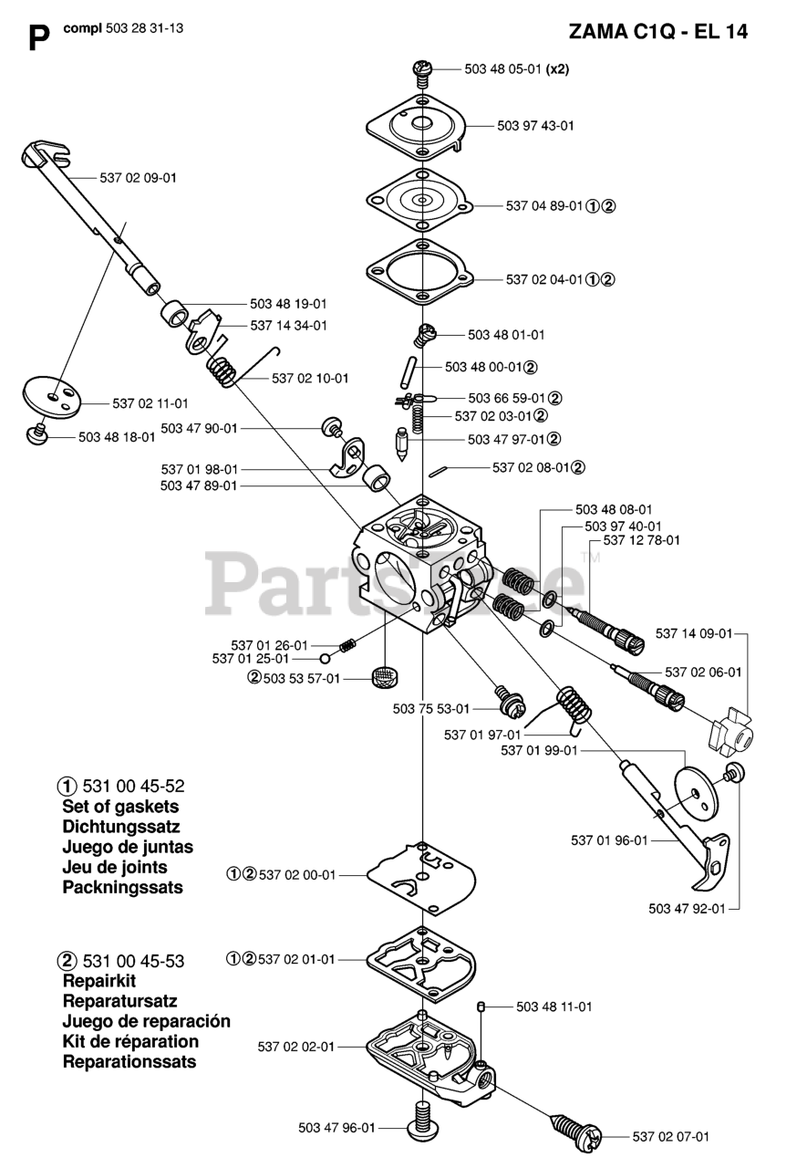 Husqvarna 325 HE 4 X Husqvarna Hedge Trimmer (SN 20050600001