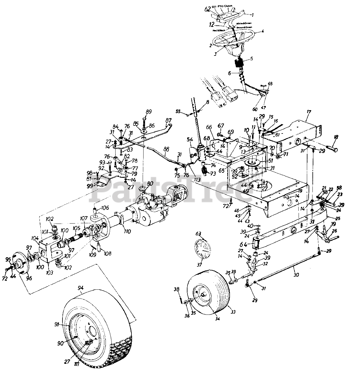 1990 mtd lawn tractor deals