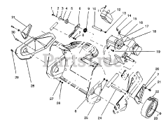 Toro 38175 - Toro CCR Powerlite Snow Thrower (SN: 039000001 - 039999999