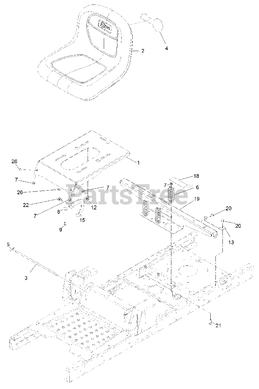Exmark QTE452CEM42200 Exmark 42" Quest ESeries ZeroTurn Mower