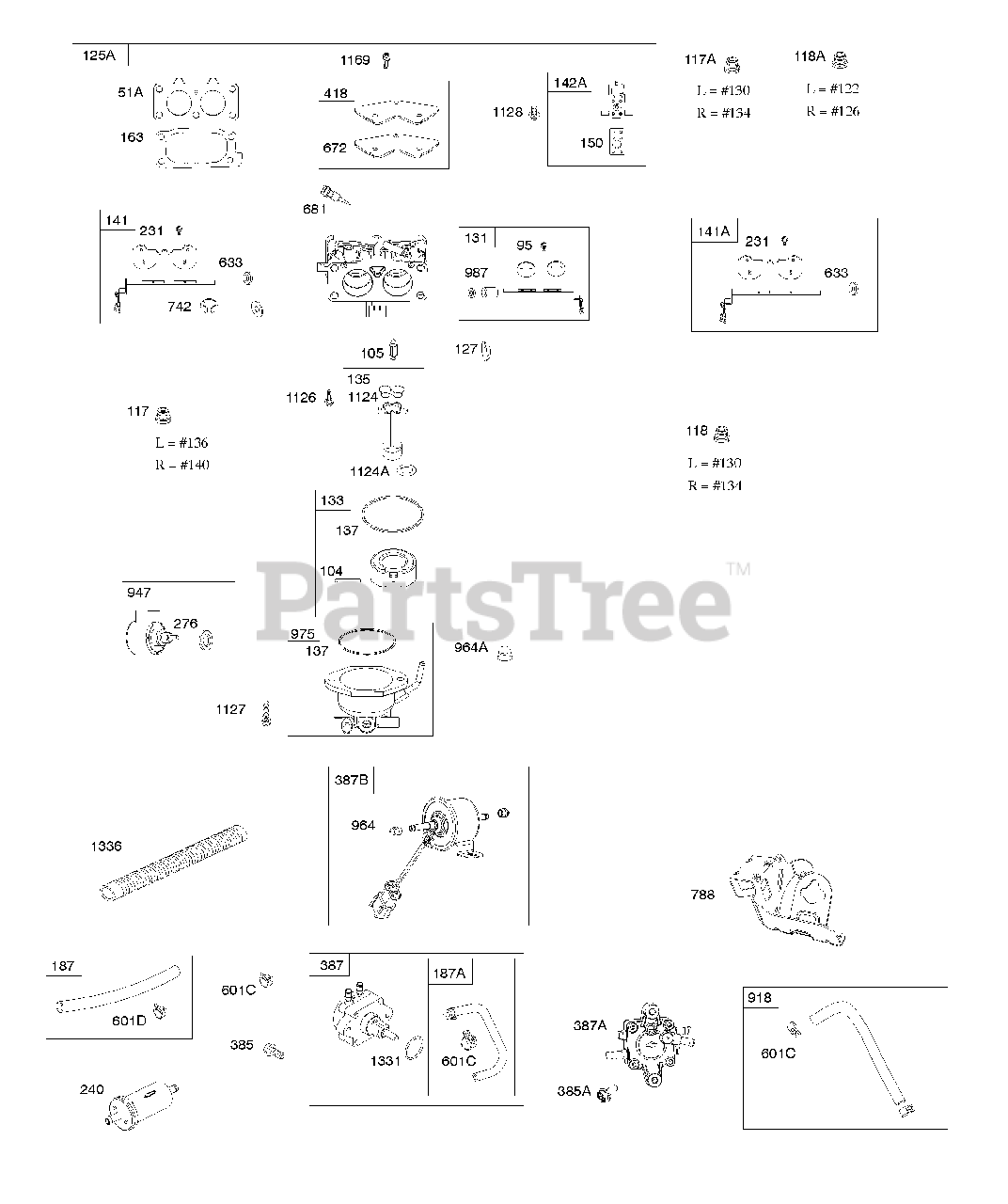 Briggs & Stratton 5434773065J1 Briggs & Stratton Horizontal Engine