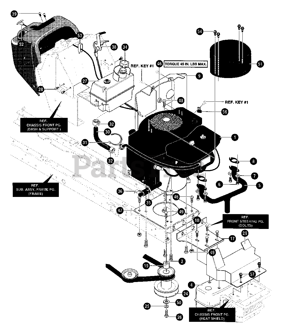 Scotts Riding Lawn Mower Parts Diagram