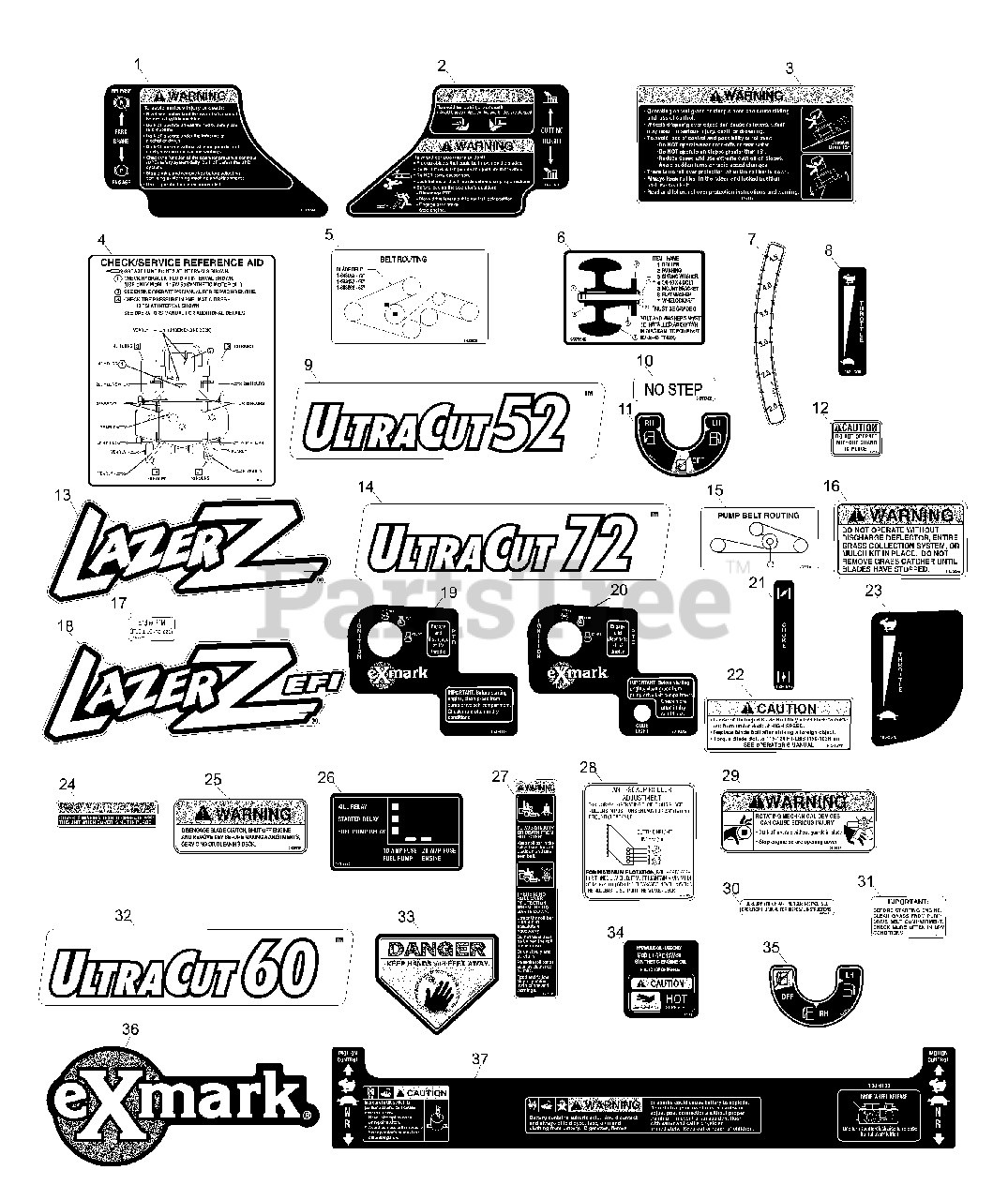 Exmark LZ23KC604 Exmark 60" Lazer Z ZeroTurn Mower, 23hp Kohler (SN