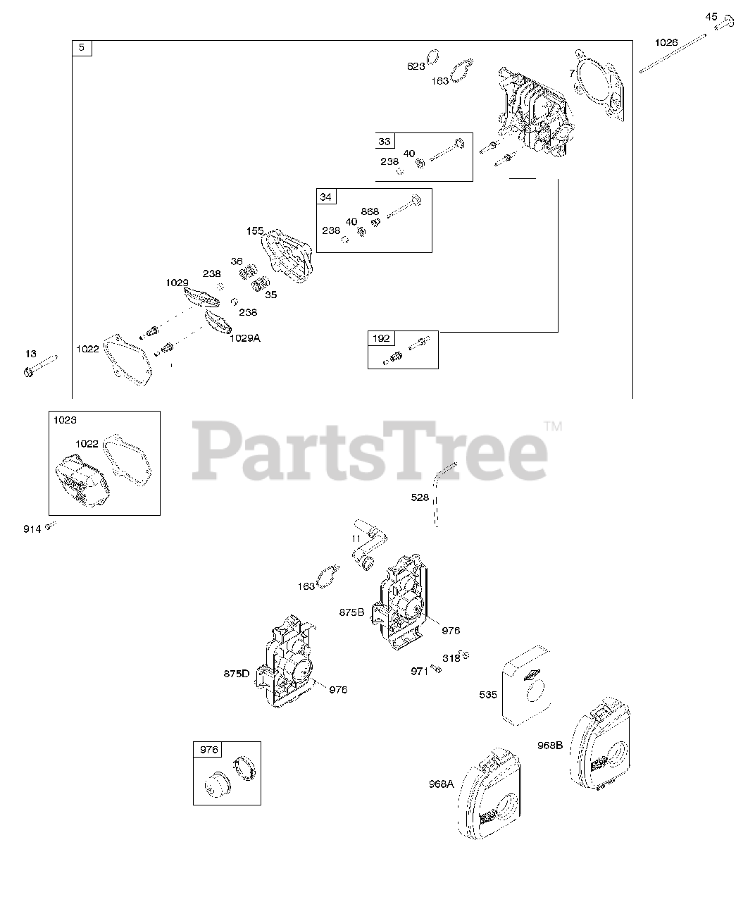 Briggs And Stratton Head Gasket Chart