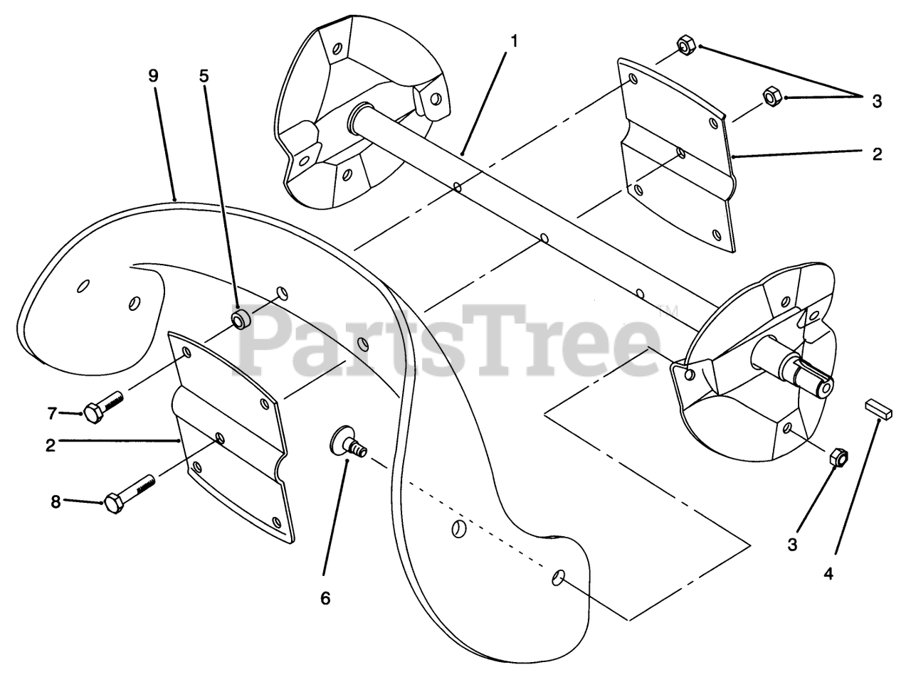 Toro 38195 (CCR 1000) - Toro Snow Thrower (SN: 049000001 - 049999999