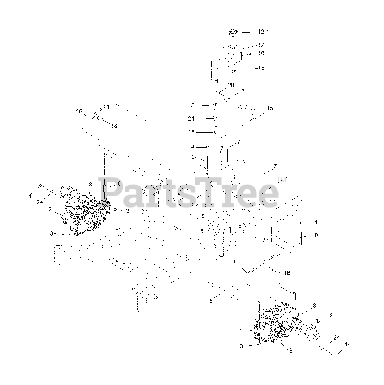 Exmark RAX730GKA604A3 Exmark 60" Radius XSeries ZeroTurn Mower