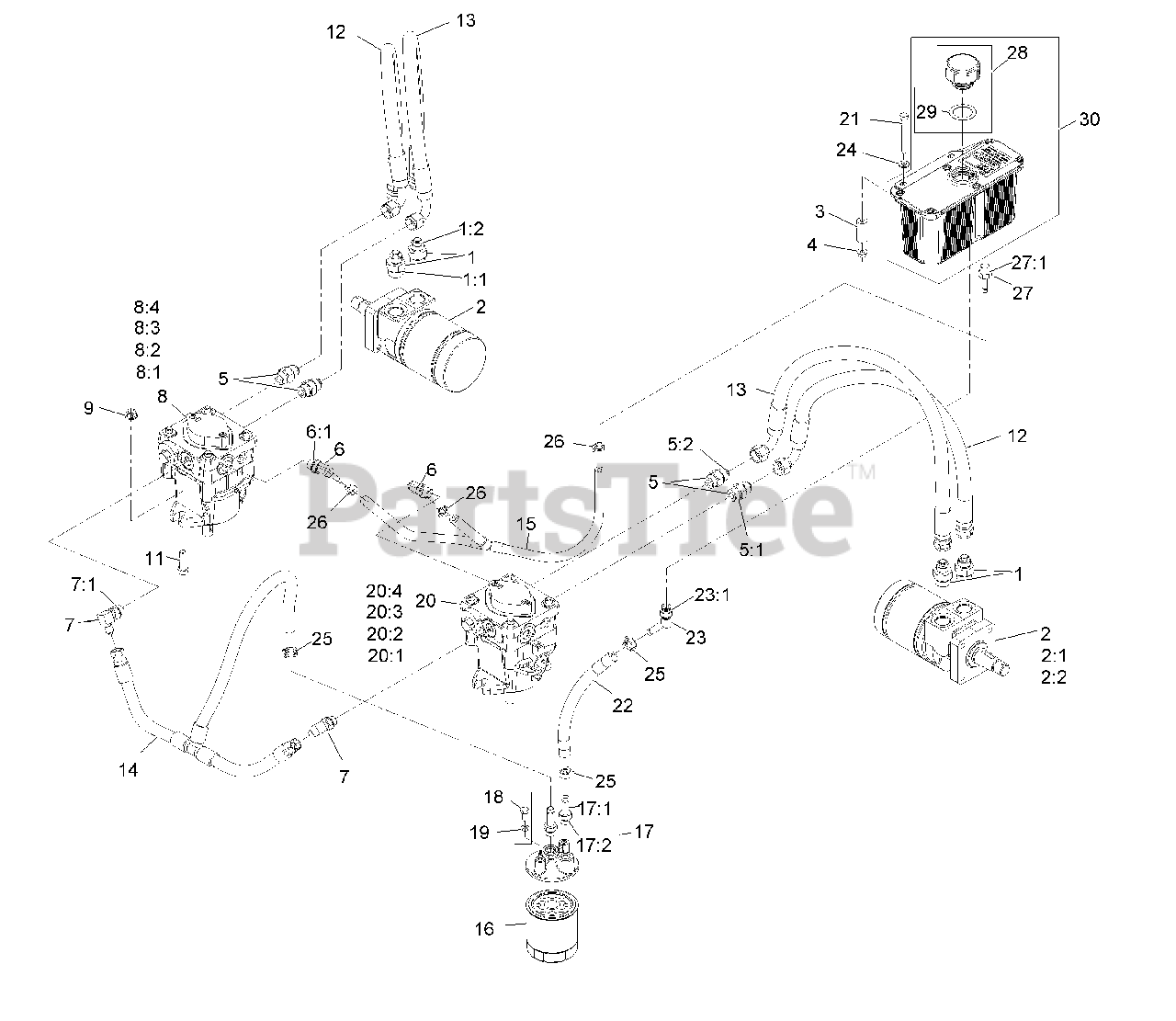 Exmark TTS20KAE483 Exmark 48" Turf Tracer SSeries WalkBehind Mower