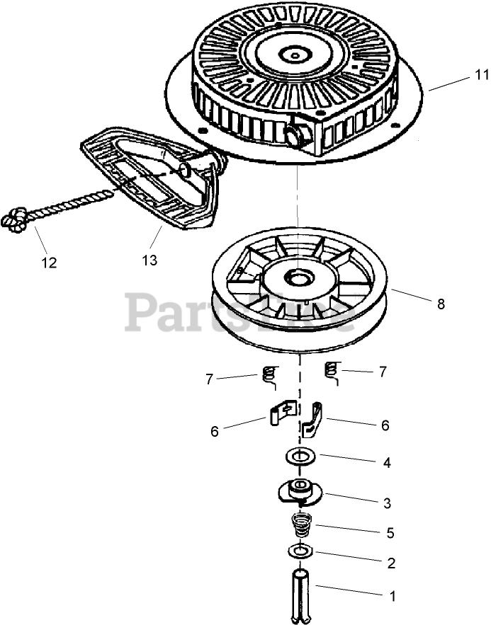 Genuine Tecumseh 590682 Pulley Assembly Genuine Tecumseh 590682 Pulley Assembly