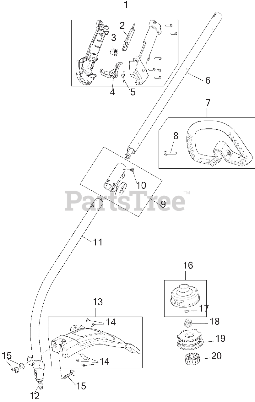 craftsman trimmer replacement parts