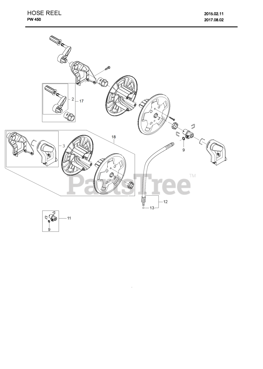 Husqvarna PW 450 (967677901) Husqvarna Pressure Washer (201710) HOSE