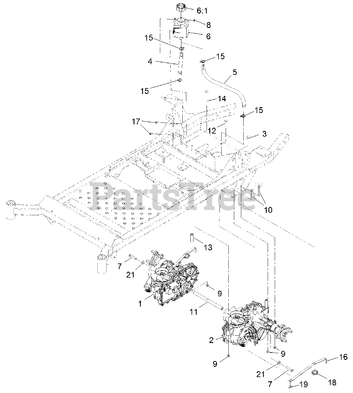 Exmark PNS740KC604SS Exmark 60" Pioneer SSeries ZeroTurn Mower