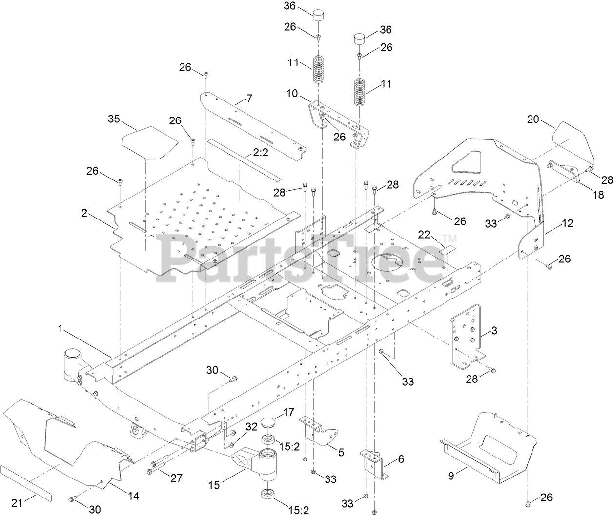 Toro 75742 (4225) Toro 42" TimeCutter ZeroTurn Mower (SN 409479546