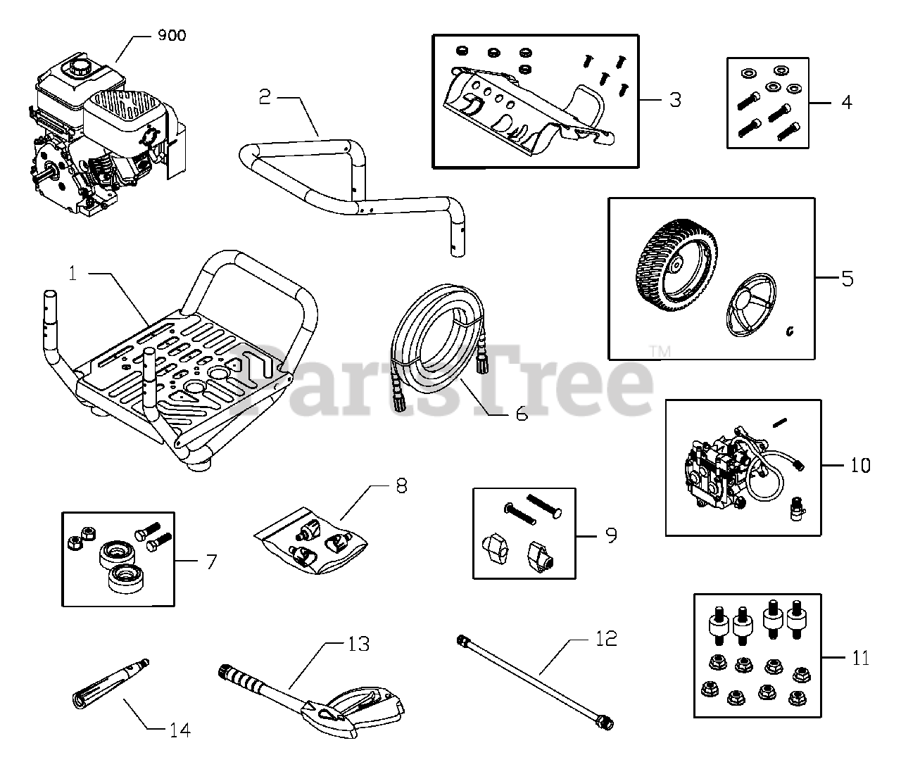 Craftsman 580.752080 (0203150) Craftsman 3,100 PSI Pressure Washer