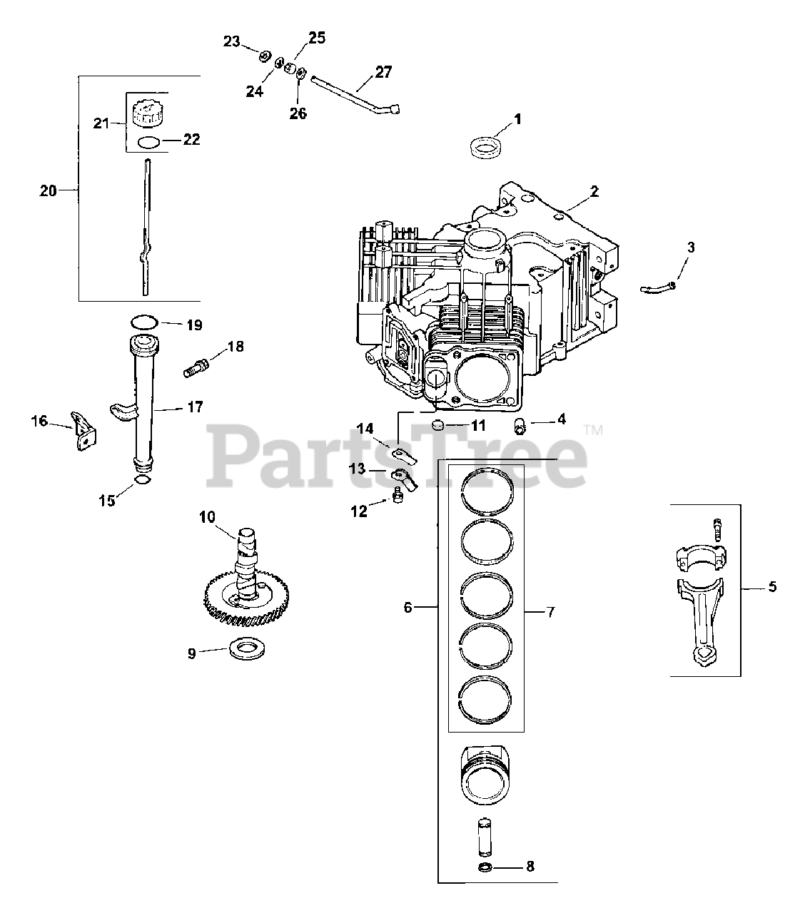 Kohler CV740S-0015 - Kohler Command PRO Engine, Made for Cub Cadet ...